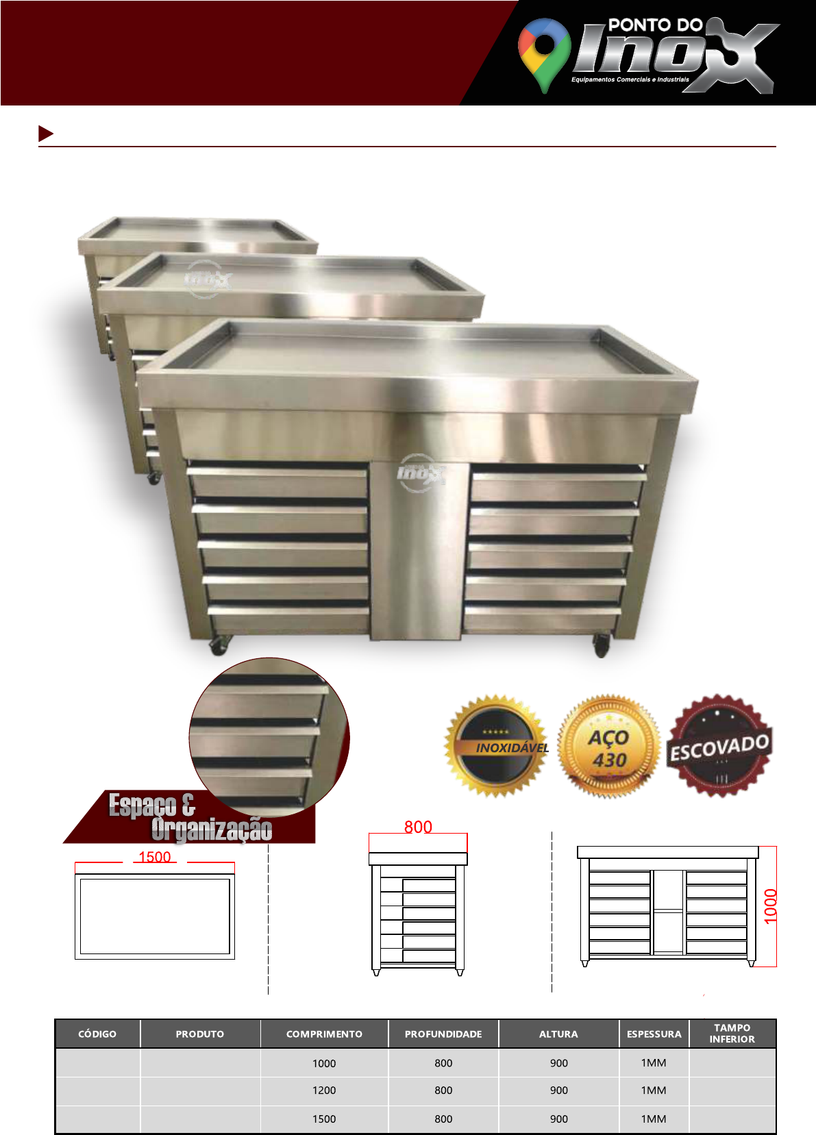 Mesas Pizzaiolas